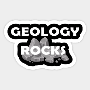 Geology Rocks Sticker